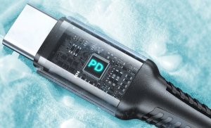 BWOO BWOO kabel Pleciony USB-C - USB-C 3m 60W czarny 3