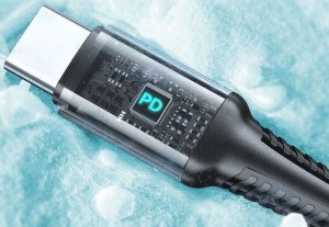 BWOO kabel Pleciony USB-C - Lightning 2m 30W czarny 3