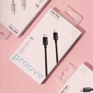 Proove kabel Spectral USB-C - USB-C 1m 3A czarny 4