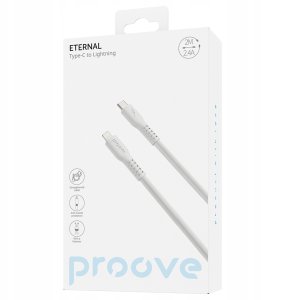 Proove kabel Eter-l USB-C - Lightning 2m 3A biały 3