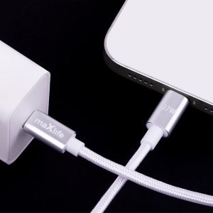Maxlife kabel MXUC-12 USB-C - Lightning 2,0 m 27W biały 3