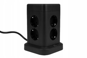 Huslog Przedłużacz pionowy z USB 11