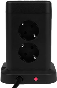 Huslog Przedłużacz pionowy z USB 6