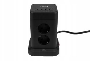 Huslog Przedłużacz pionowy z USB 8