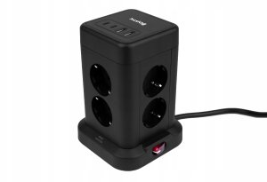Huslog Przedłużacz pionowy z USB 9