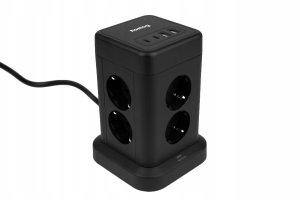 Huslog Przedłużacz pionowy z USB 10