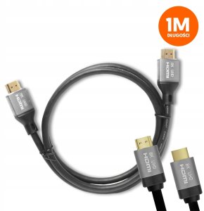 Kabel HDMI-HDMI (v2.1 | 8K | 1 m) czarny 2