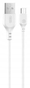 XO ładowarka sieciowa CE34 2x USB 2,4A biała + kabel USB-C 3