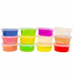 Zestaw Do Robienia Slime Gluty Dla Dzieci Glinka Foremki Naczynia W Kuferku 10