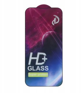 Szkło hartowane 9D do Samsung Galaxy A55 5G czarna ramka 10w1 2