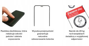 Szkło hartowane Ultra Strong 45KG do Samsung Galaxy A56 5G / A57 5G 7