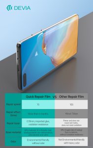 Devia Zestaw folii EPU samoregenerująca do maszyny tnącej 50szt na smartfony na ekran 3