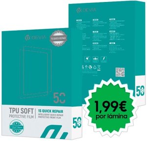 Devia Zestaw folii EPU samoregenerująca do maszyny tnącej 50szt na smartfony na ekran 4