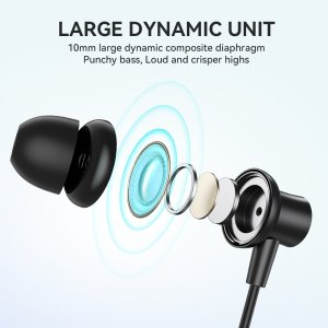 Słuchawki Sencor BWOO Słuchawki douszne na szyję BT5.3 BW870 czarne 4