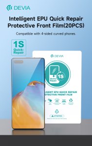 Devia Zestaw folii EPU do maszyny tnącej 20szt na smartfony na ekran 2