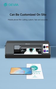 Devia Zestaw folii EPU do maszyny tnącej 20szt na smartfony na ekran 3