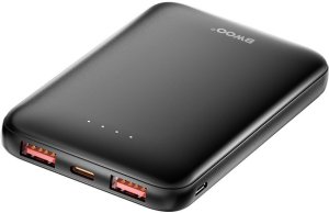Powerbank Canyon BWOO power bank P72 QC 22.5W PD 20W 5000 mAh z 2 x USB-A 1 x USB-C black 3