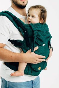 Ergonomiczne nosidełko regulowane - LennyUpGrade Pro: Mała Jodełka Szmaragd Regulowane 2