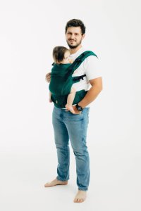 Ergonomiczne nosidełko regulowane - LennyUpGrade Pro: Mała Jodełka Szmaragd Regulowane 7