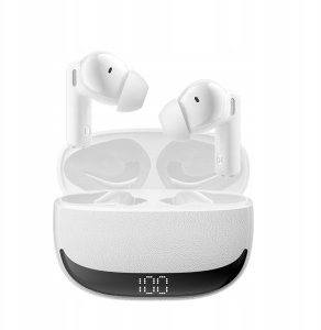 Słuchawki XO BWOO słuchawki Bluetooth BW40 TWS ANC z wyświetlaczem lcd białe 3