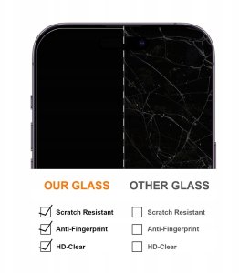 Szkło hartowane 2,5D Premium do Oppo Reno 14 5G (Global) 9