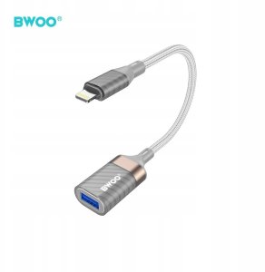 Conceptronic BWOO BZ70 adapter Lightning - USB szary 4