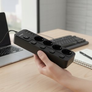 Huslog przedłużacz z 5 wyłącznikami 2