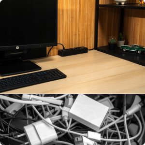 Huslog przedłużacz z 5 wyłącznikami 8