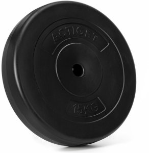 Obciążenie bitumiczne 15 kg 2 szt. talerz kompozytowy 31 mm krążek do sztangi hantli UNIWERSALNY 2