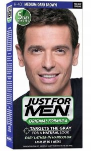 Just For Man Szampon koloryzujący do włosów Średnio-Ciemny Brąz (H40) 2