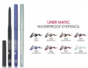 Golden Rose Liner Matic Watterproof Wykręcana kredka do oczu Śliwkowa Jagoda (206) 3
