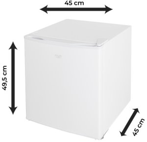 AD 8096 white Wolnostojąca lodówka podblatowa 45l | metalowe drzwi | 6-stopniowa regulacja | agregatowa | biała 117