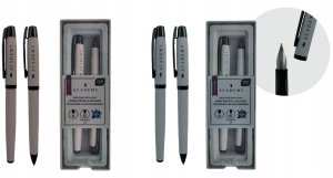 Zestaw pióro wieczne + długopis w etui Academy mix 4