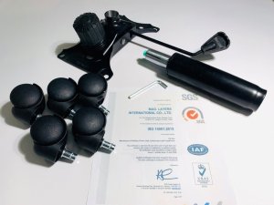 Fotel Lugano Fotel obrotowy do biurka CARRERA M WHITE FABRIC 10