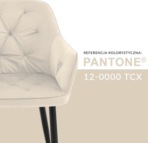 Krzesło obrotowe Julia III velvet beżowe glamour do salonu i jadalni 6