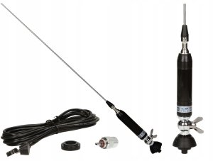 Antena CB Sirio Titanium 1200NE mount + kabel 4