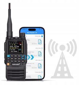 TIDRadio H3 PLUS 5W radiotelefon z BlueTooth z odbiornikiem na 8 pasm w tym AirBand 6