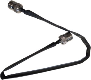 Przepust okienny 40cm  do anten CB, KF, VHF, UHF - 50 Ohm, 2x gniazdo UHF / SO-239 (bez wiercenia otworów) 2