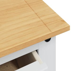 vidaXL Skrzynie do przechowywania z szufladą Biały 92 x 48 x 114 cm 7