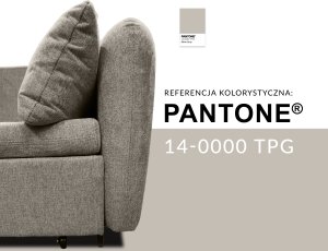 Sofa wypoczynkowa Lily szara szenilowa rozkładana do spania salonu 7