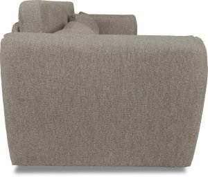 Sofa wypoczynkowa Lily brązowa szenilowa rozkładana do spania salonu 3