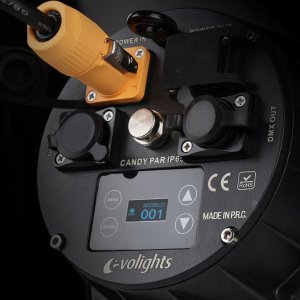 Lampa studyjna Evolights EVOLIGHTS CANDY PAR IP65 reflektor sceniczny oświetlenie 12