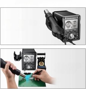 Preciva 995D Stacja Lutownicza Hot-Air Gorące Powietrze Zestaw PID LED 5