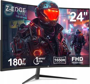Z-Edge Monitor Gamingowy 24" Zakrzywiony 180Hz 1ms VA FreeSync HDMI DP 5
