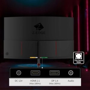 Z-Edge Monitor Gamingowy 24" Zakrzywiony 180Hz 1ms VA FreeSync HDMI DP 7