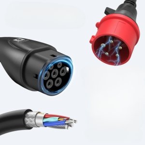 Ładowarka Qoltec B0F66SBFVZ Typ 2 11kW 7m 2