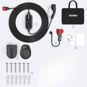 Ładowarka Qoltec B0F66SBFVZ Typ 2 11kW 7m 3