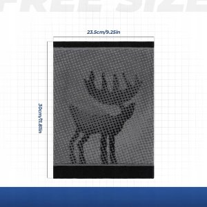 Komin narciarski Qunature 11230014002 bandana sportowa rozmiar uniwersalny - czarna 3