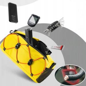 Torba rowerowa Rockbros 30110054006 na kierownicę 2,2L - żółta 3