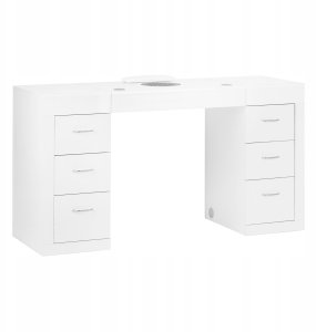Activeshop Biurko kosmetyczne 324 z pochłaniaczem kasetowym białe 2